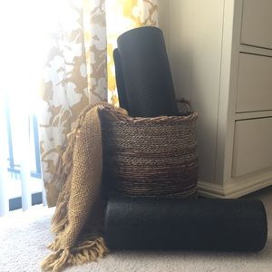 LuxFit foam roller - 18x6in